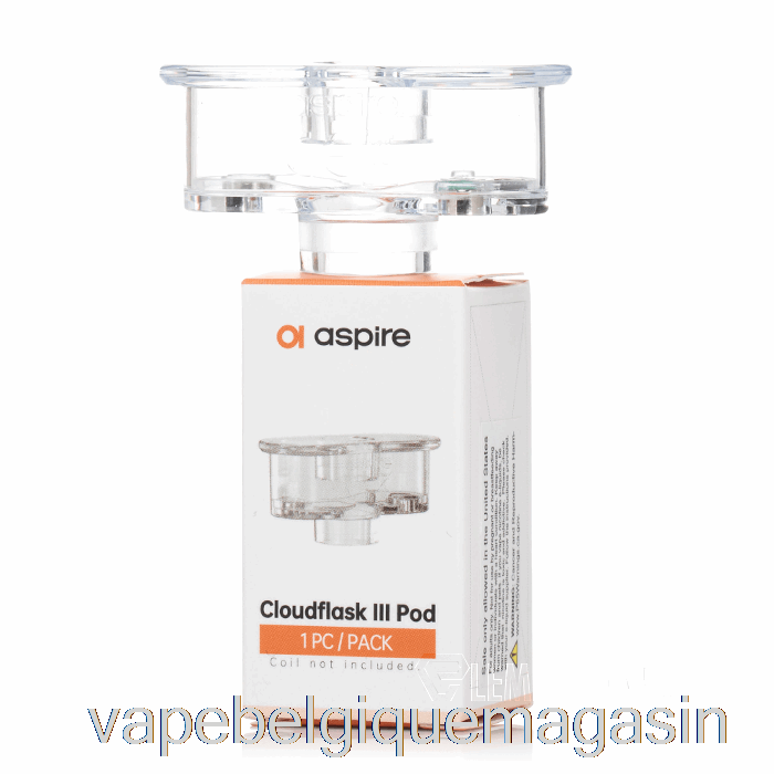 Vape Juice Aspire Cloudflask 3 Dosettes De Remplacement Dosette Rechargeable De 5,5 Ml
